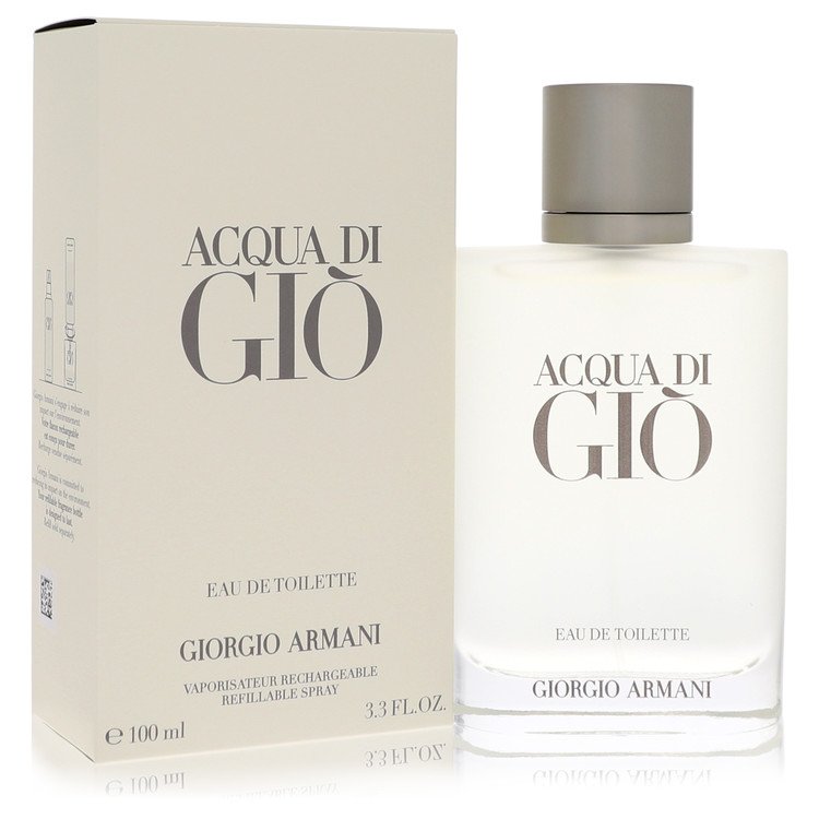 Acqua Di Gio Eau De Toilette Spray Refillable By Giorgio Armani - DAPDOP