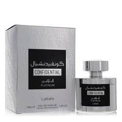 Lattafa Confidential Platinum Eau De Parfum Spray (Unisex) By Lattafa - DAPDOP