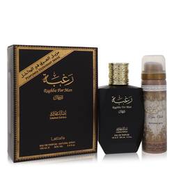 Lattafa Raghba Man Eau De Parfum Spray plus 1.7 oz Deodorant Spray By Lattafa - DAPDOP