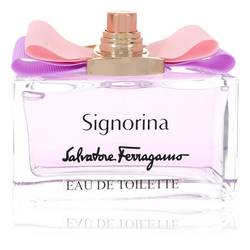 Signorina Eau De Toilette Spray (Tester) By Salvatore Ferragamo - DAPDOP