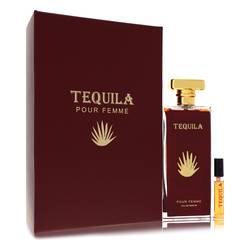 Tequila Pour Femme Red Eau De Parfum Spray + Free .17 oz Mini EDP Spray By Tequila Perfumes - DAPDOP